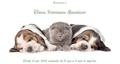 Desktop Screenshot of clinicaveterinariabenetusser.com