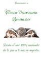 Mobile Screenshot of clinicaveterinariabenetusser.com